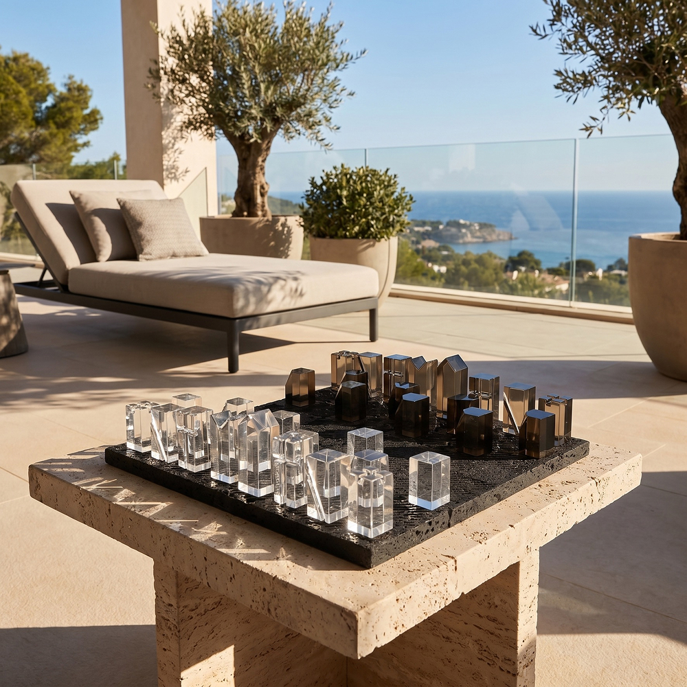 Plant pot placed in outdoor scene